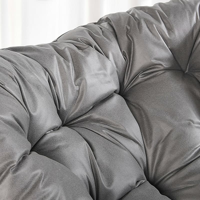 Ergonomic and Stationary Cotton Nursery Recliner with Back - image 14