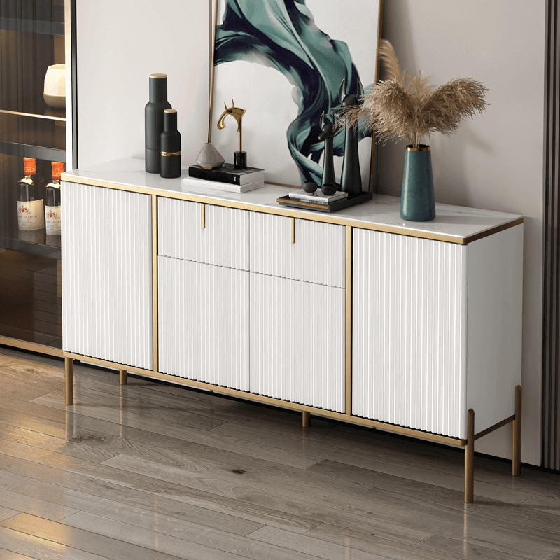 Art Deco Parlor Flooring Buffet Table/Server with Worktop Countertop - image 10