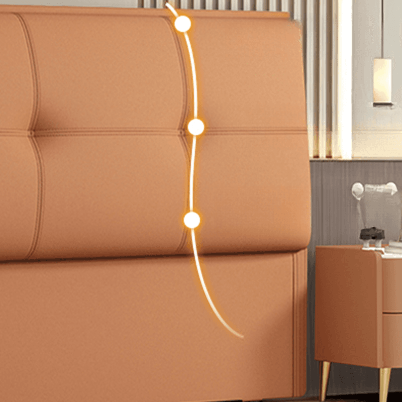 Simplistic Style Panel Headboard with No Distressing, Piled Tufted Rectangular Shape for Twin XL/Queen/Full Bed, Sponge Upholstery Fill, Standard Height - image 11