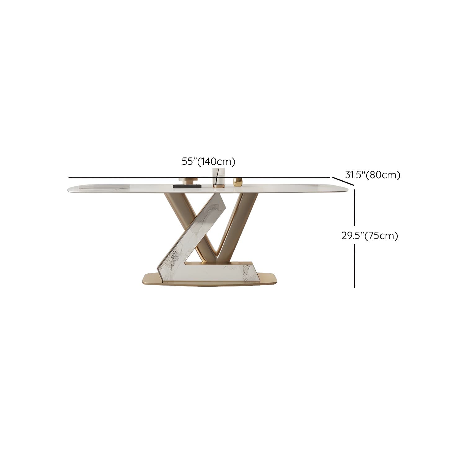 Glam Style Rectangle Table Set 1/4/5/7/9 Pieces Dining Set for Home Use - image 12
