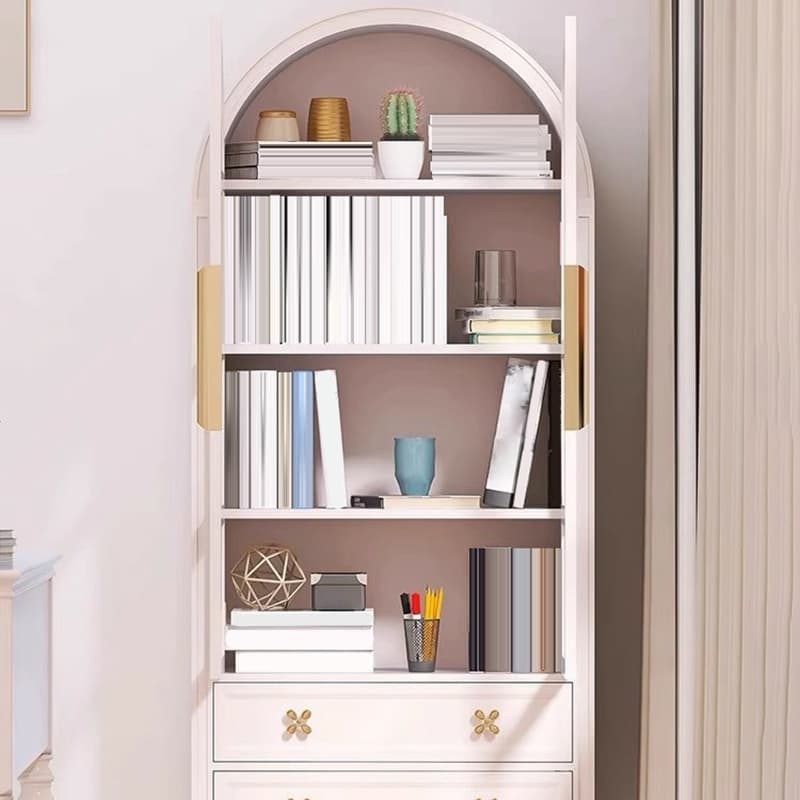 Self-supporting Grey /Azure/Peony Natural Wood Accent Cabinet with Squared Leg Drawing Room - image 8