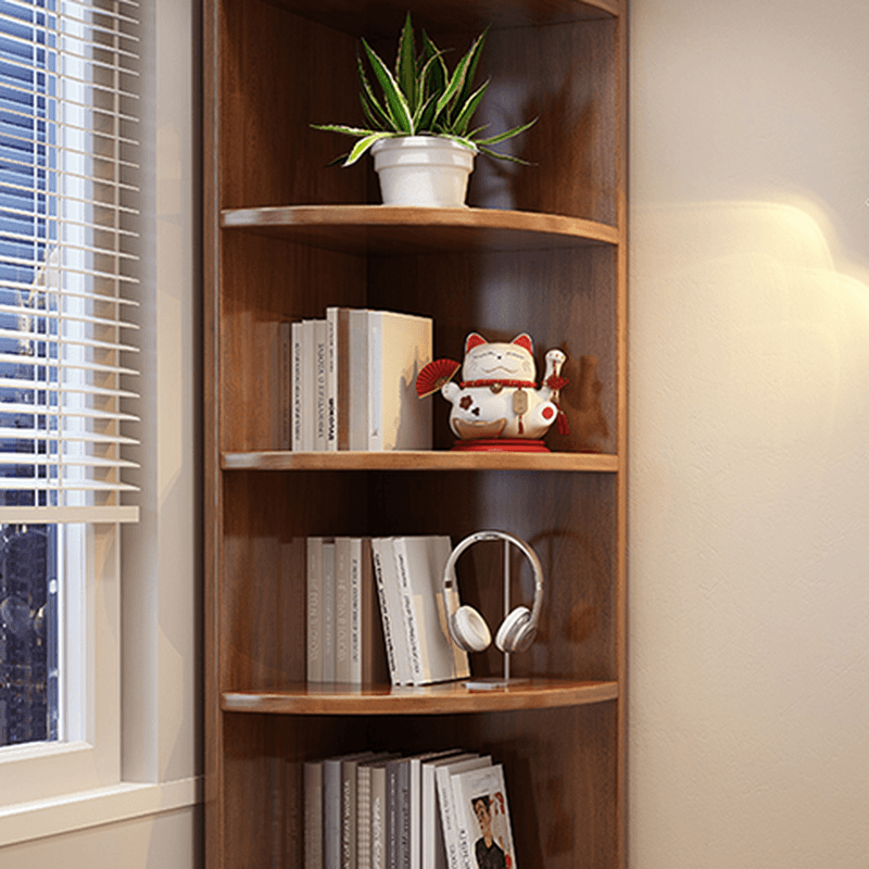 Casual Accent Chest Rubberwood White/Auburn/Gray Corner with 6 Exterior Shelves/4 Exterior Shelves/5 Exterior Shelves - image 13