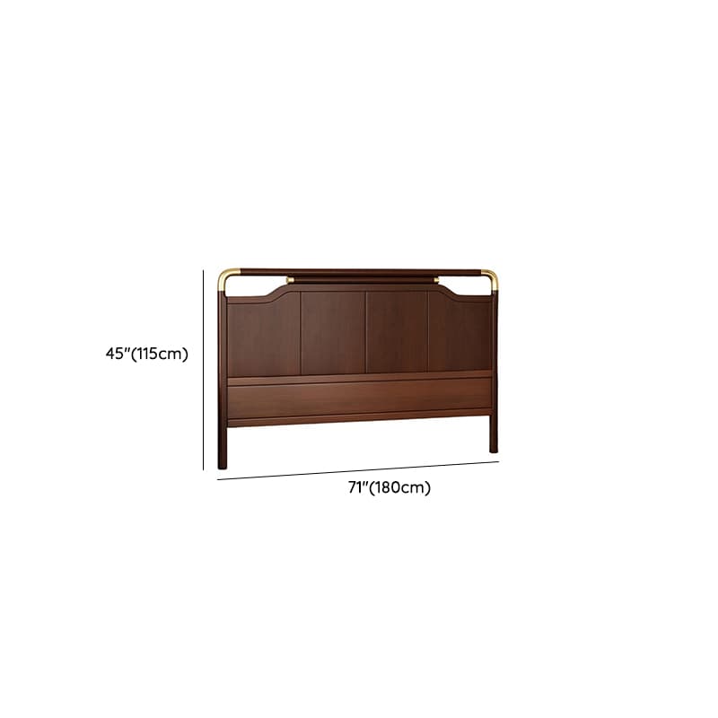 Modish No Distressing Timber Panel Headboard with Rectangle/Stepped Shape for Queen/King/Full Bed, Featuring Sponge Upholstery and Standard Height - image 12