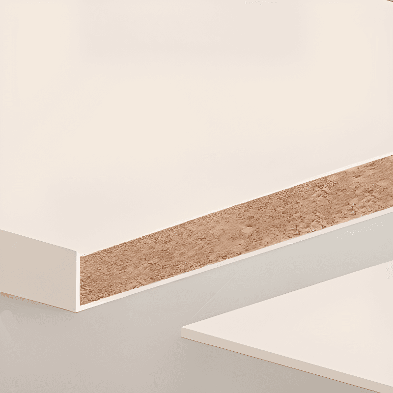 Simplistic White Detached Almirah with 3 Drawers, Interior Shelves, and Hinged Door - image 7