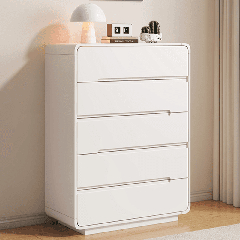 Art Deco White Horizontal/Vertical Bleached Wood Double Dresser/Bachelor Chest with 6 Drawers/8 Drawers/4 Drawers - image 3