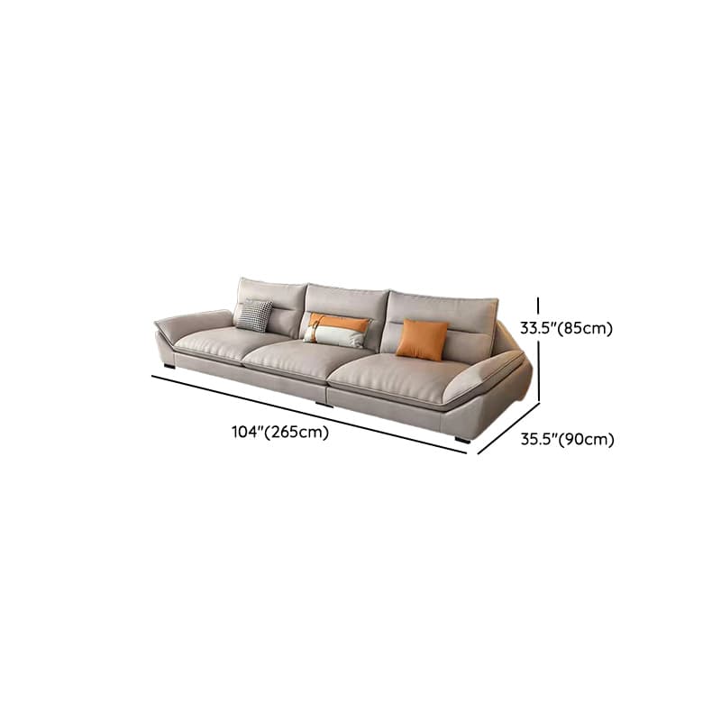 Functional L-Shape/Straight Sofa Couch/Sofa Recliner for Parlor with Reversible/Horizontal Orientation and Concealed Support - image 17
