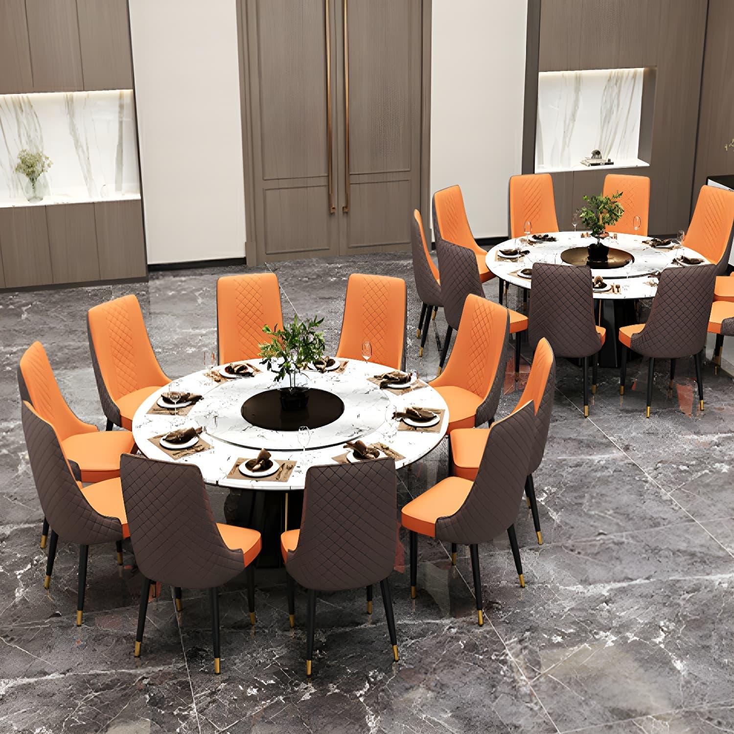 Comfortable and Stylish Faux Leather High Back Upholstered Chair for Kitchen and Dining - image 12