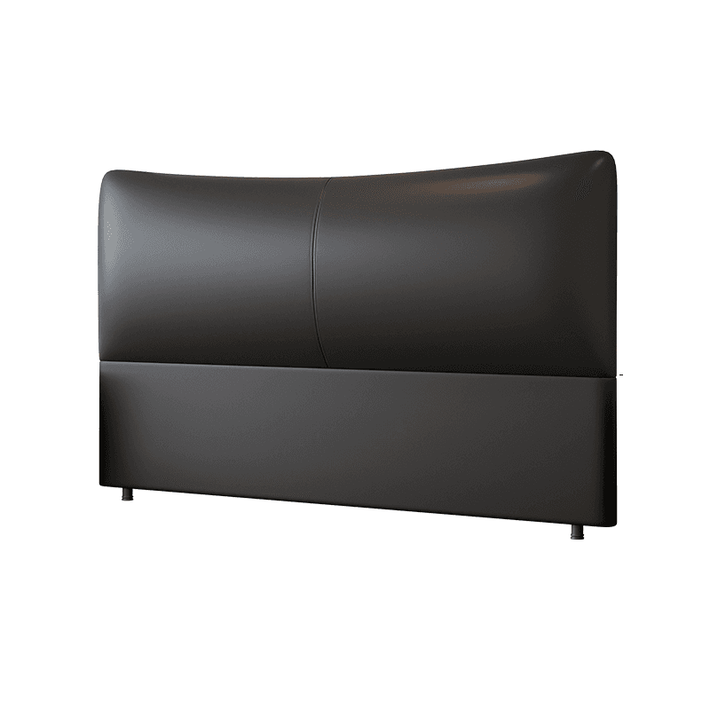 Modish Style Timber Panel Headboard with No Distressing, Rectangle Shape for Full/Twin XL/King Bed, Featuring Sponge Upholstery and Standard Height