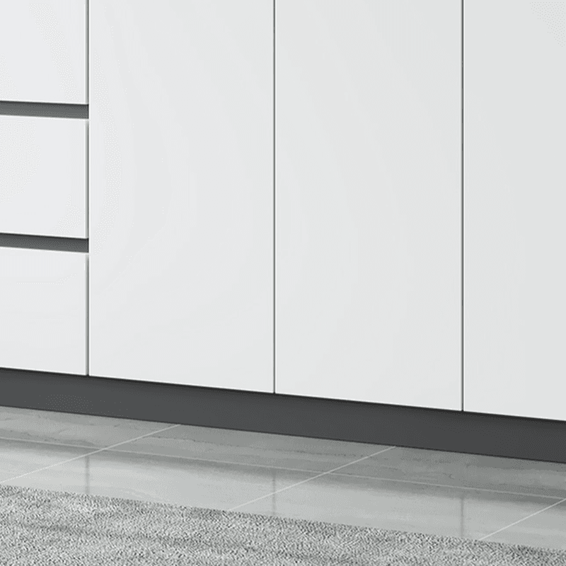Standard/Wide Chalk 3 Drawers Closet 2 Shelves/1 Shelf Glass Doors Functional Storage Cabinet Sideboard - image 9