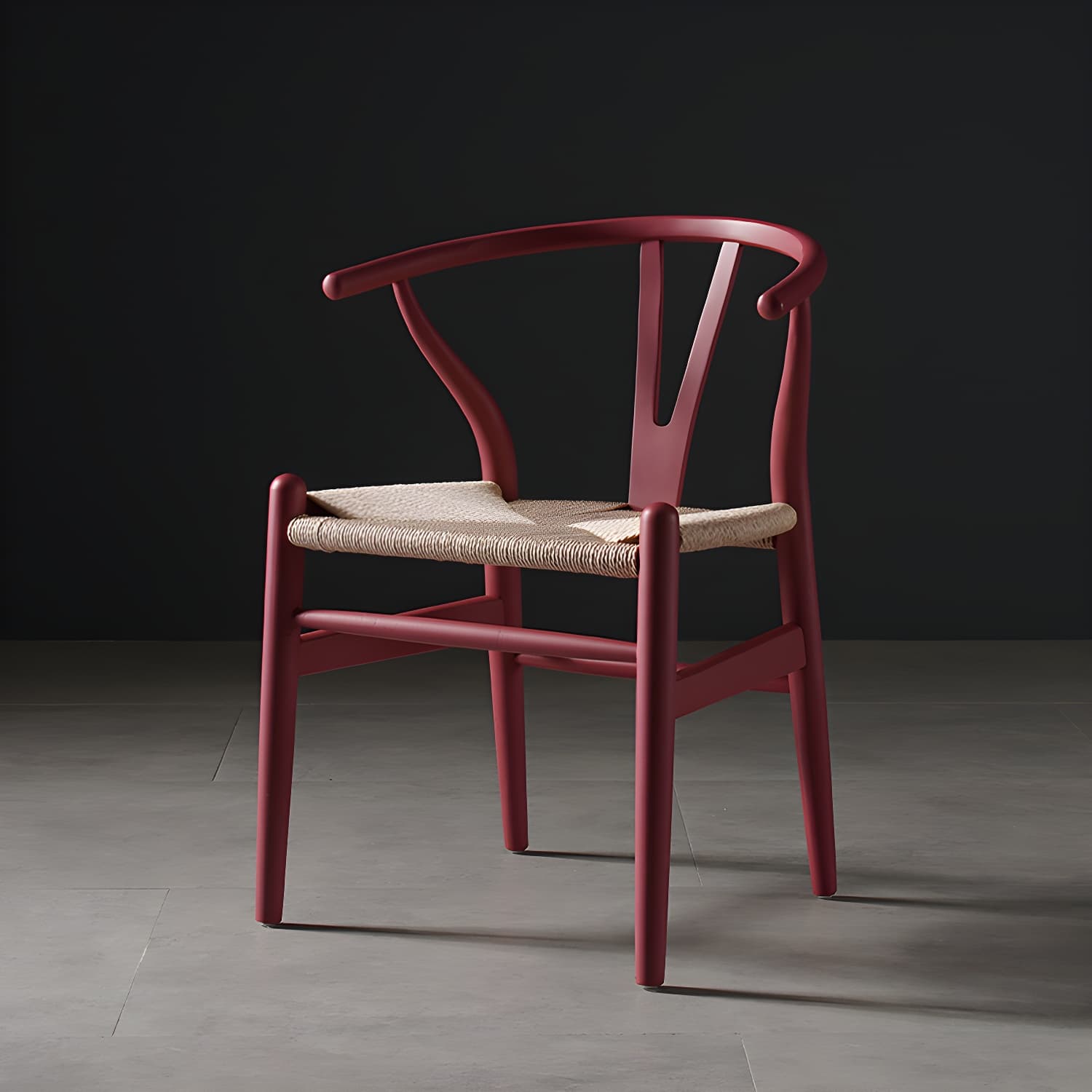 Scandinavian Style Wood Dining Chair Dining Room Wishbone Chair with Arm - image 6