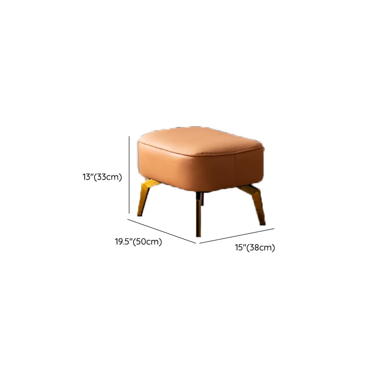 Contemporary Resistant To Dirt Upholstered Rocking Seat with Natural Wood & Metal Base and Recessed Arm - image 16
