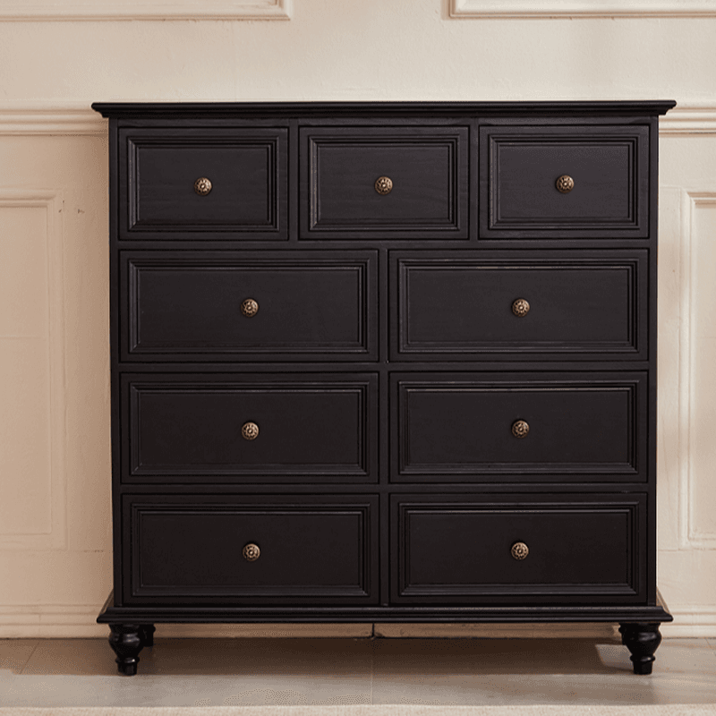 Casual Raw Wood Console Dresser/Semainier with 5/7/9 Drawers in Horizontal/Vertical Orientation - image 5