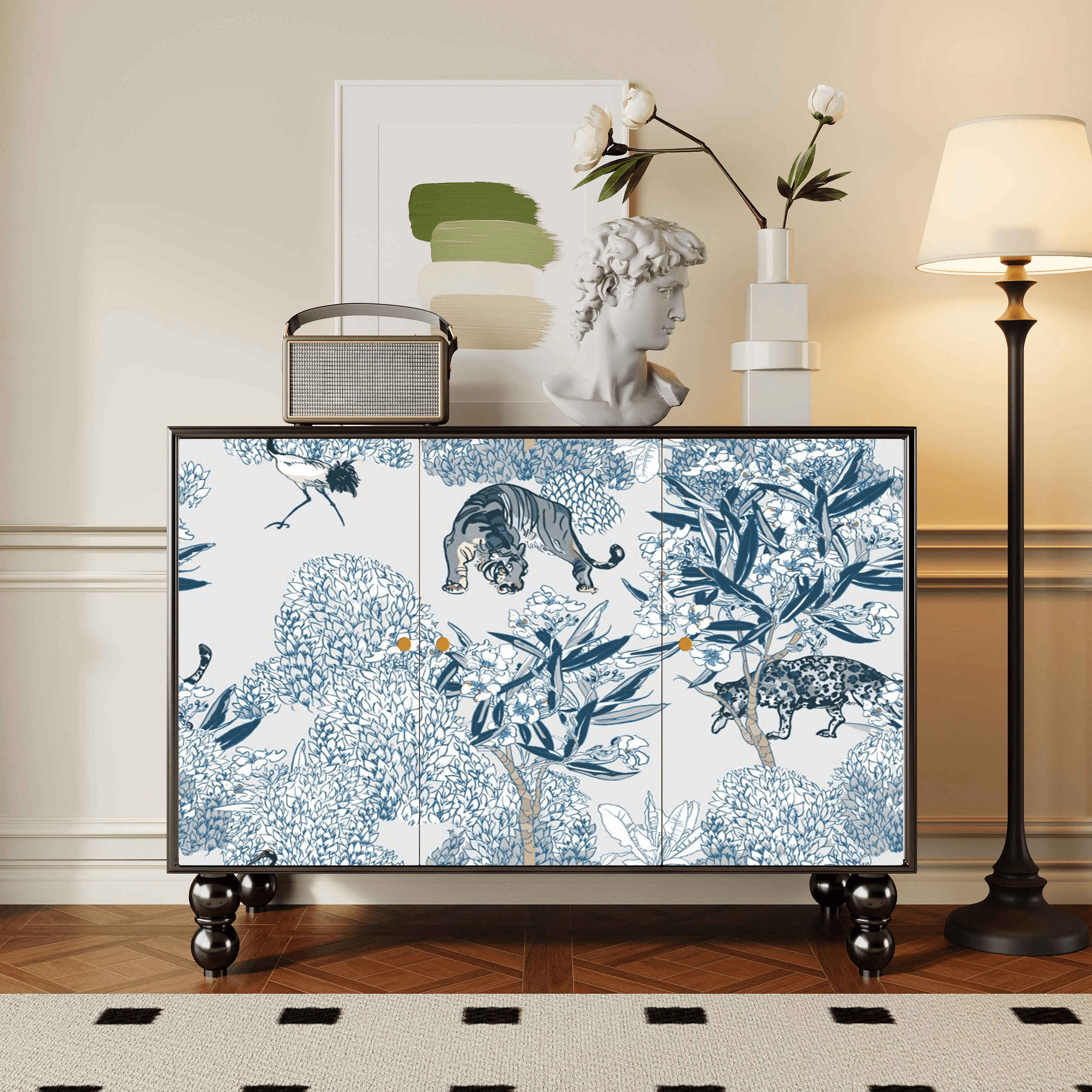 Parlor Detached Sideboard with Six Internal Shelves and Benchtop - image 31