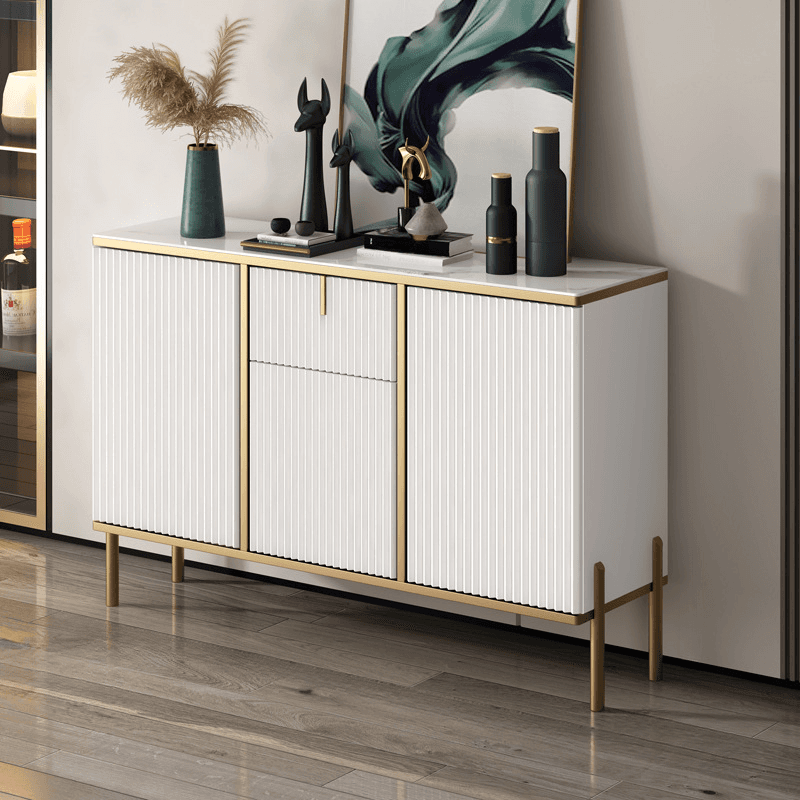 Art Deco Parlor Flooring Buffet Table/Server with Worktop Countertop - image 7