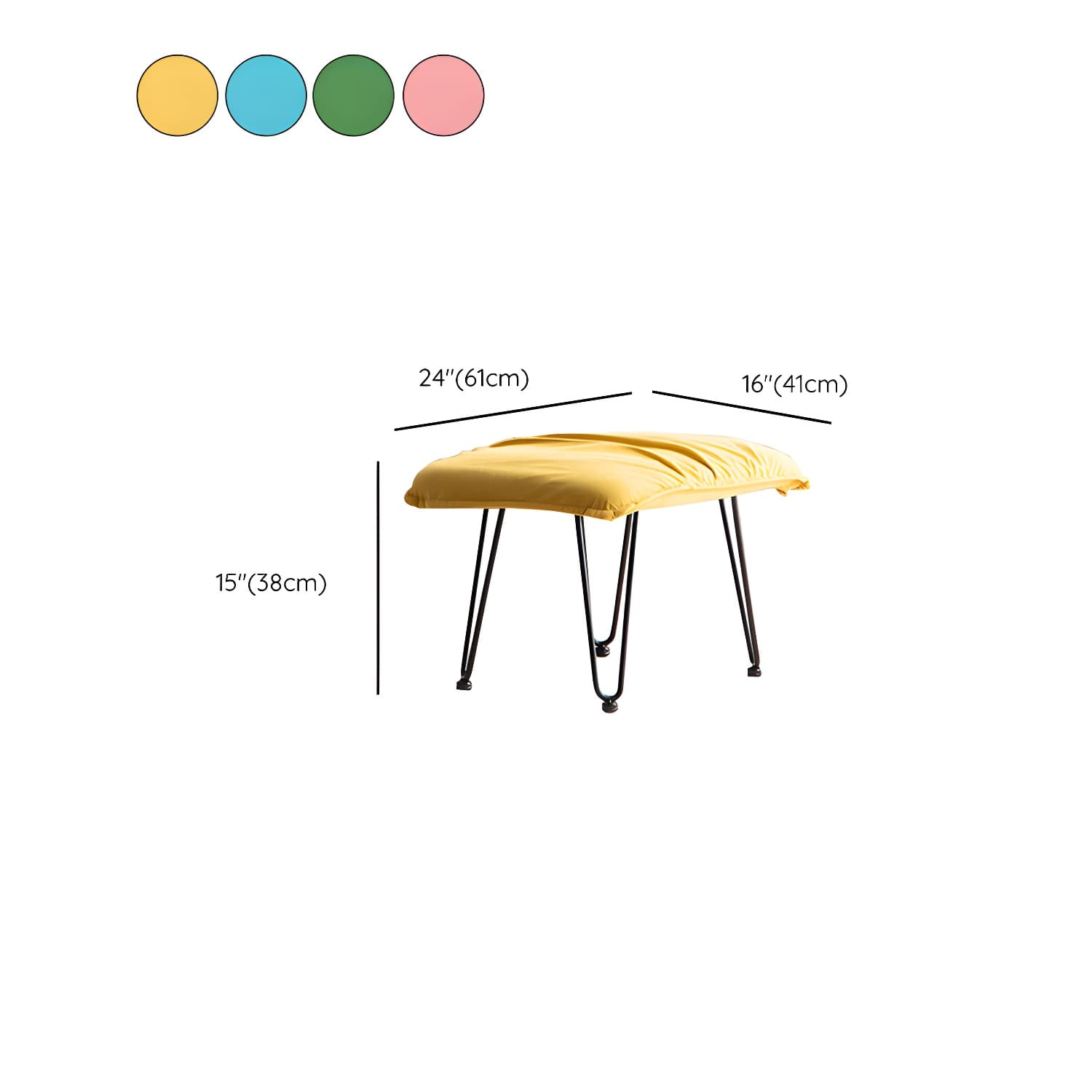 Modern Rocker Chair Upholstered with Dark legs Glider for Living Room - image 32