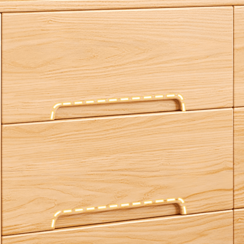 Art Deco Pine Wood Double Dresser/Lingerie Chest/Bachelor Chest with 6 Drawers/5 Drawers/8 Drawers, Vertical/Horizontal Orientation - image 9