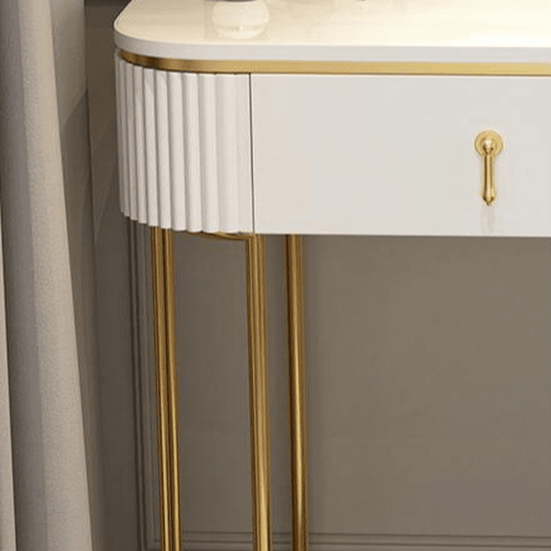 Push-Pull Vanity Set with Storage in a Modern Style, Led, Adjustable Touch Mirror, Blush Chair and Adjustable Brightness Included/Not Included - image 6