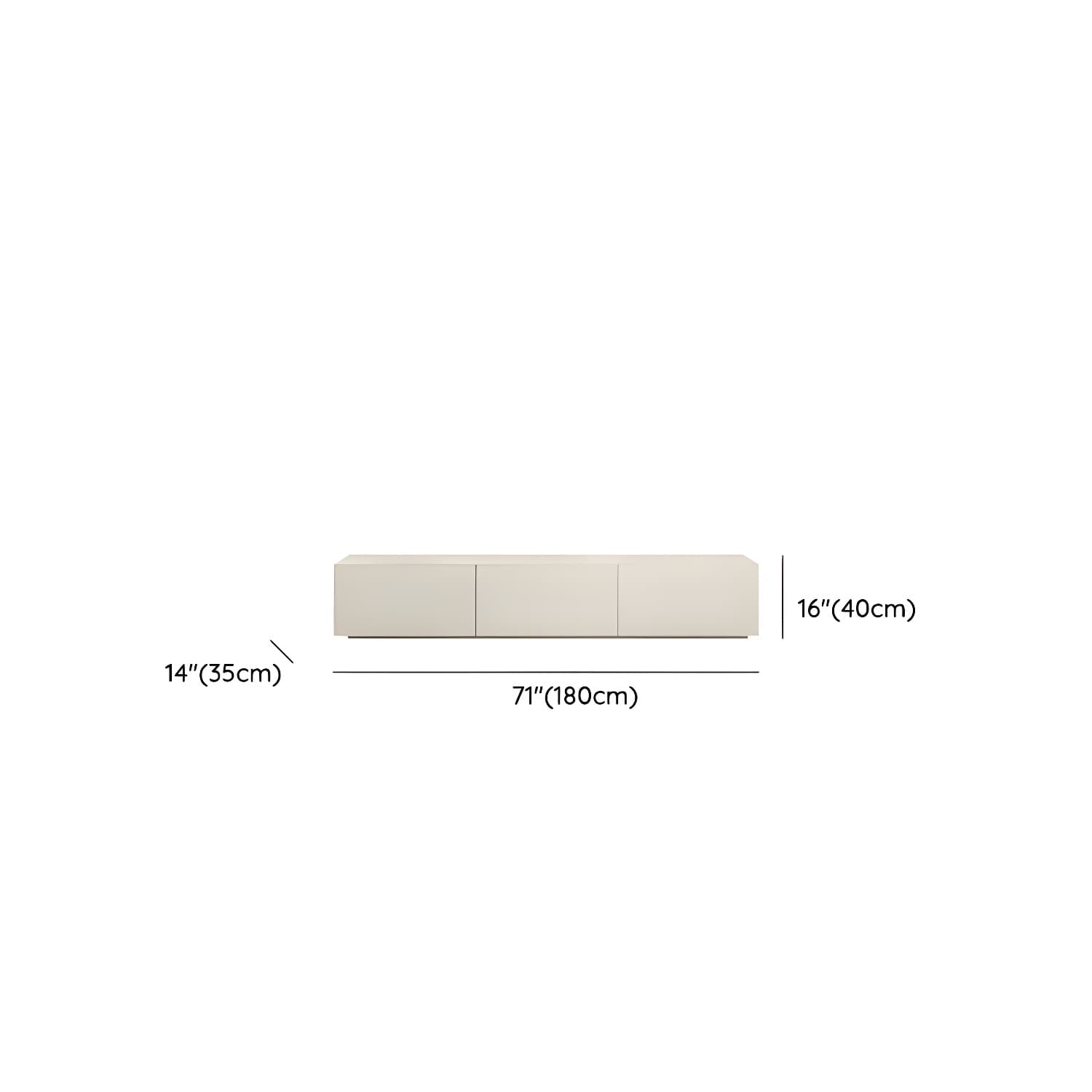 Modern Media Console Wood Media Console TV Stand for Living Room - image 20