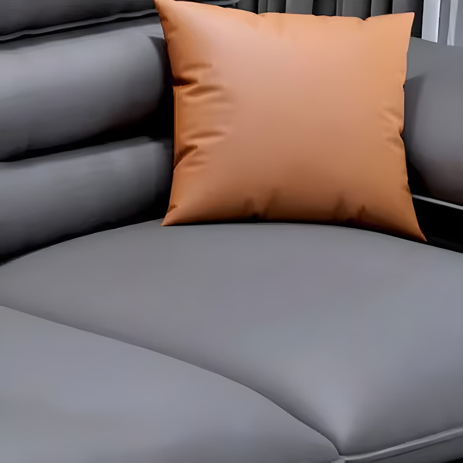 Modern L-Shape Sofa Chaise in Tech Cloth with Stationary Design and 3 Piece Set - image 18