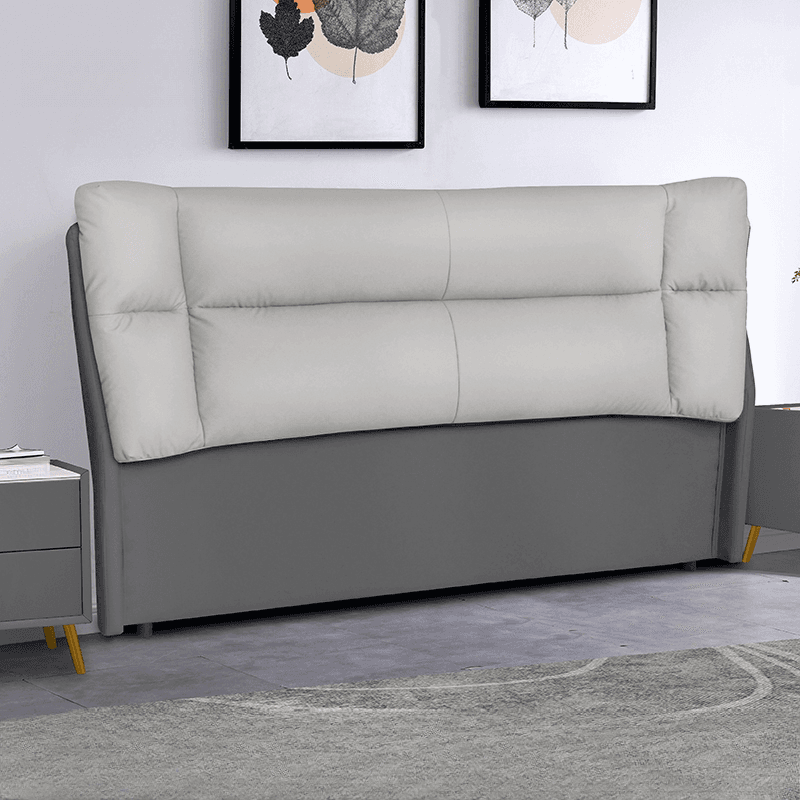 Modish No Distressing Button-tufted Panel Headboard in Rectangle Shape for Twin/Full/Queen Bed with Cotton Upholstery Fill and Standard Height - image 5