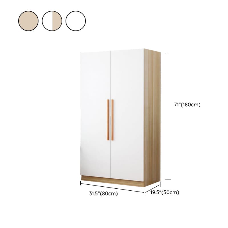 Modern Timber Detached Wardrobe with Soft Close Drawer, Soft Close Door, Interior Shelves & Clothing Rod - image 30