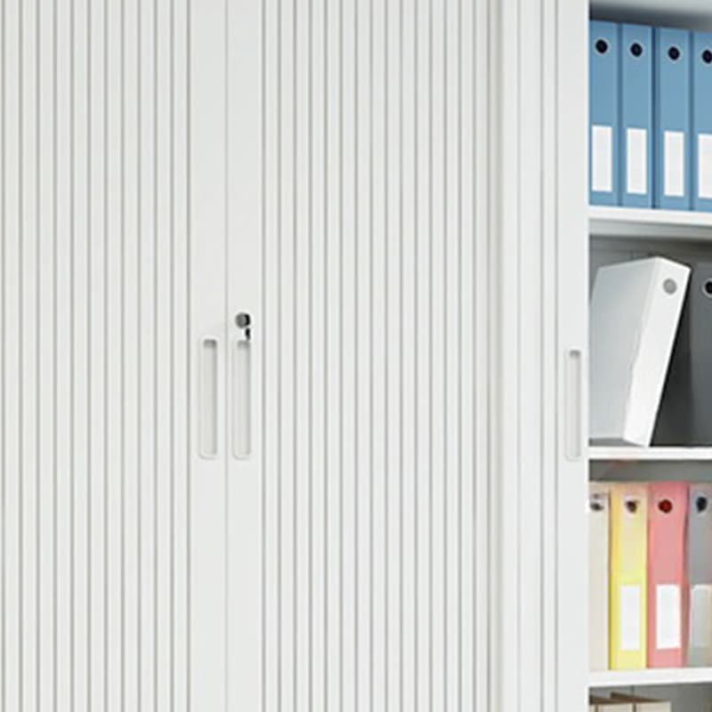 Steel Self-supporting Lockable Accent Cabinet with Sliding Door - image 9