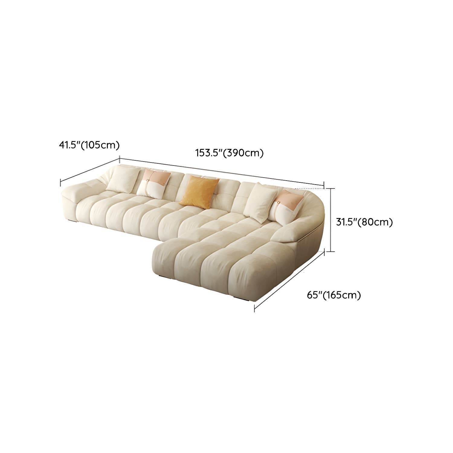 Comfortable Polyester Blend Showcase Sectional Sofa for Contemporary Home Decor - image 26
