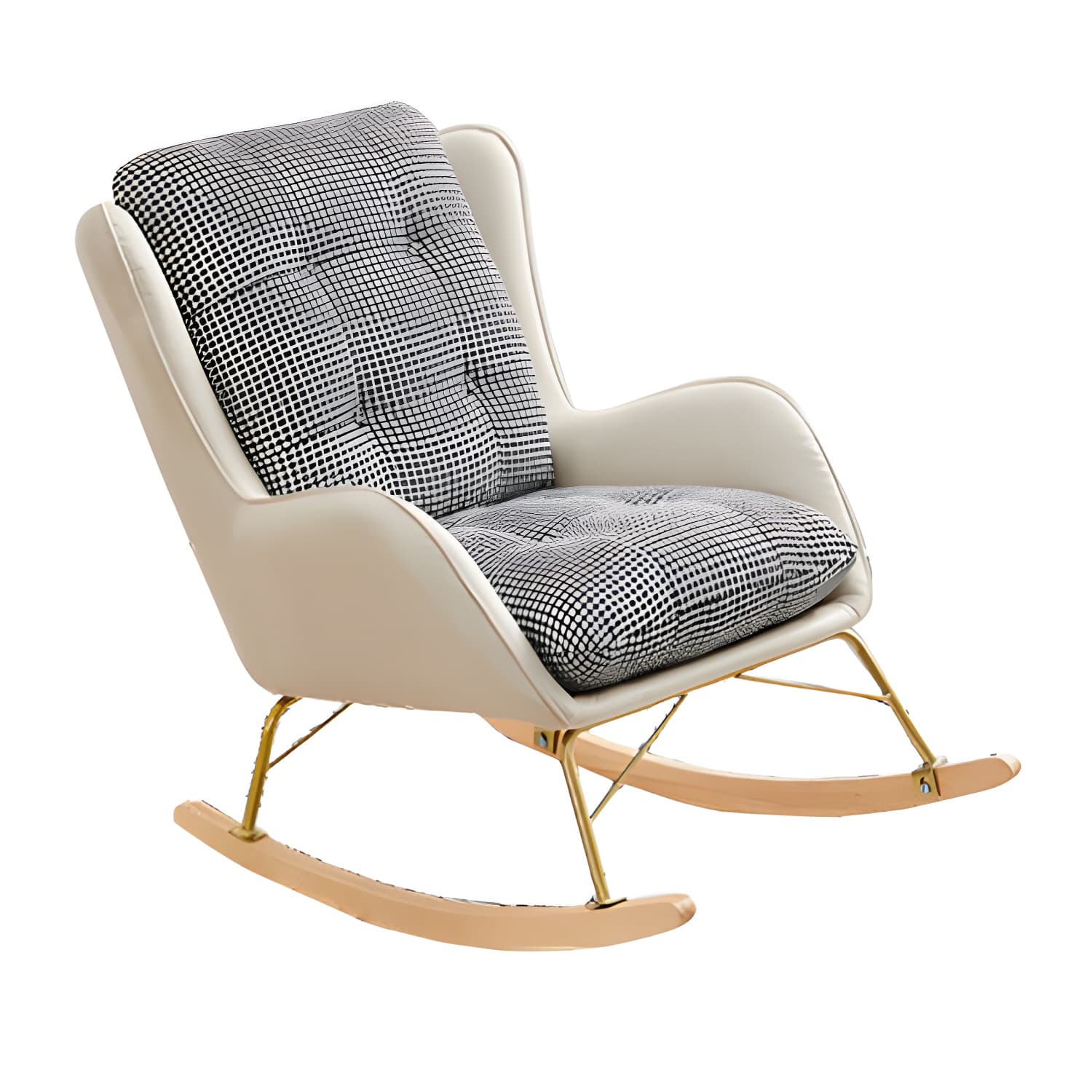 Modern Style Lounge Leisure Rocking Chair Home Lazy Sofa Chair