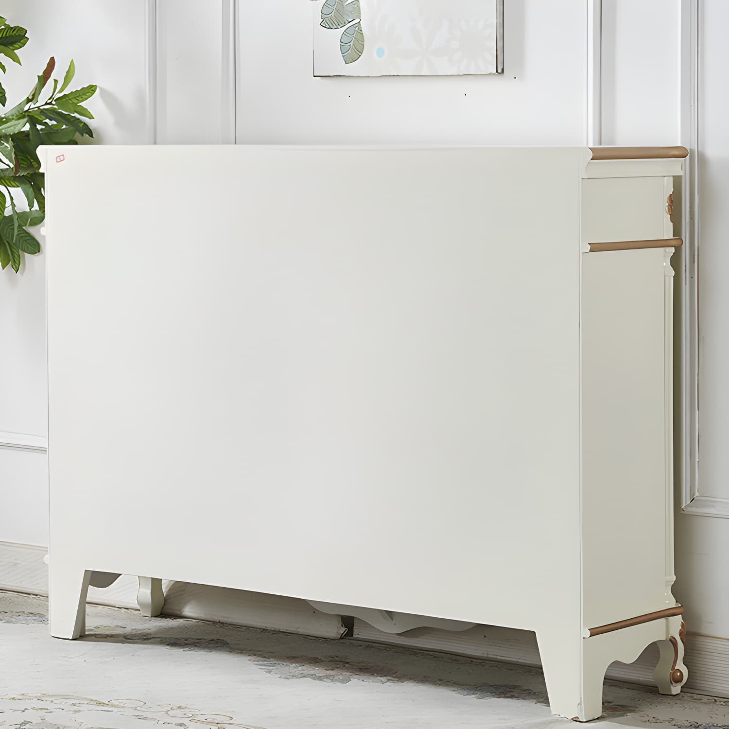 Glam Style Wood Sideboard with Drawers Dining Server for Kitchen - image 12
