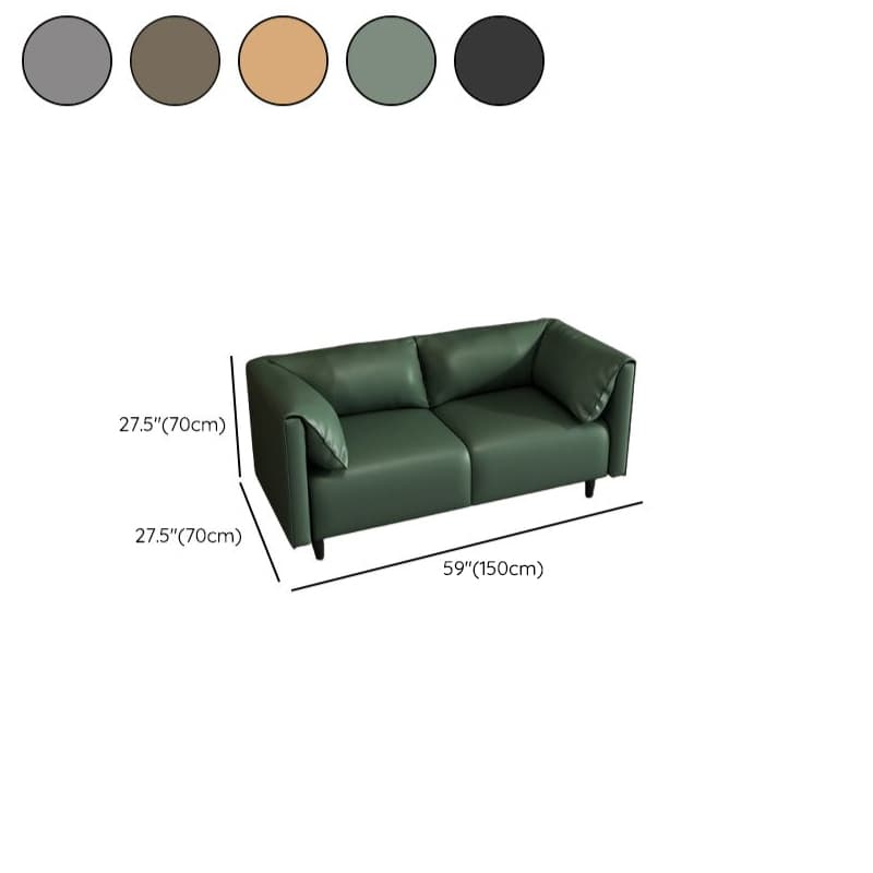 Simplistic Scratch-repellent/Water Resistant Sepia/Apricot Color/Dove Grey Loveseat/Standard Sofa with Cushion Back and Pillow Top Arm for 2-seater/for 3 for Sitting Room - image 20