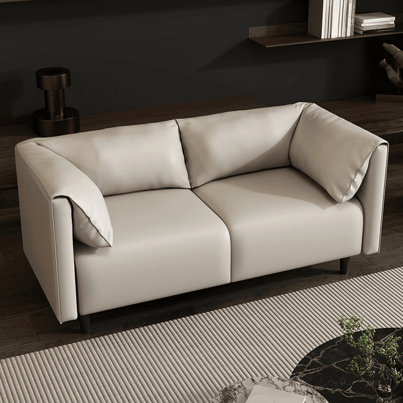Simplistic Scratch-repellent/Water Resistant Sepia/Apricot Color/Dove Grey Loveseat/Standard Sofa with Cushion Back and Pillow Top Arm for 2-seater/for 3 for Sitting Room - image 7