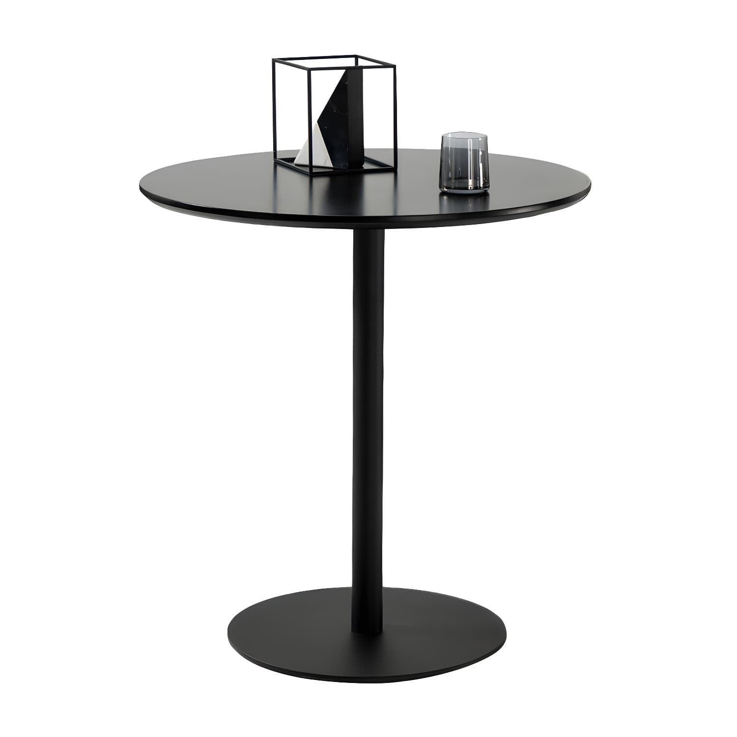 Round Pedestal Dinette Table Simplicity Style Dining Site Table for Home Use - image 7