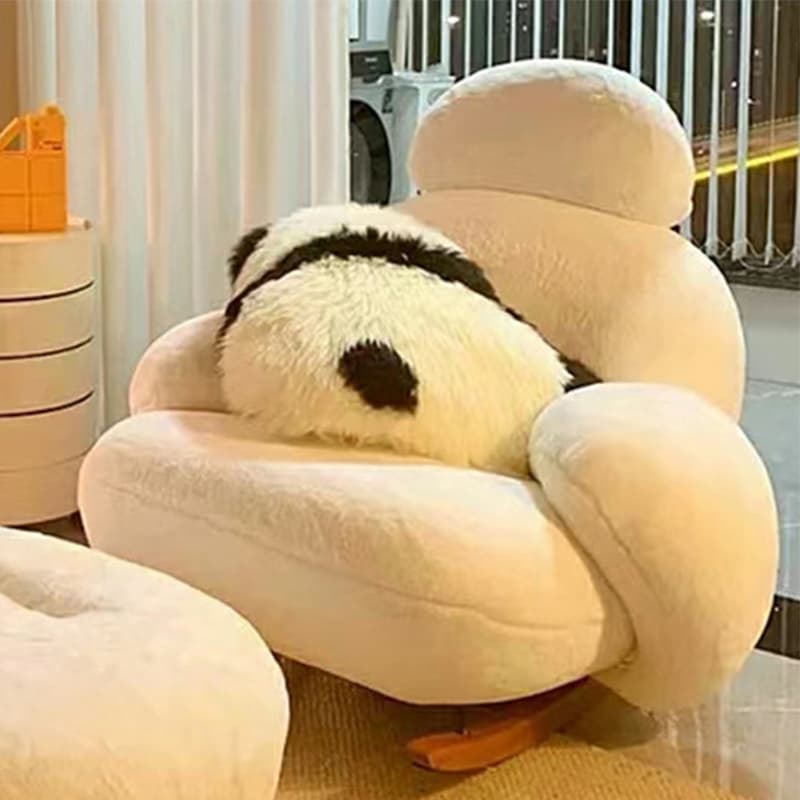 Attractive and Comfortable Designer Indoor Rocking Chair with Natural Wood Legs - image 15