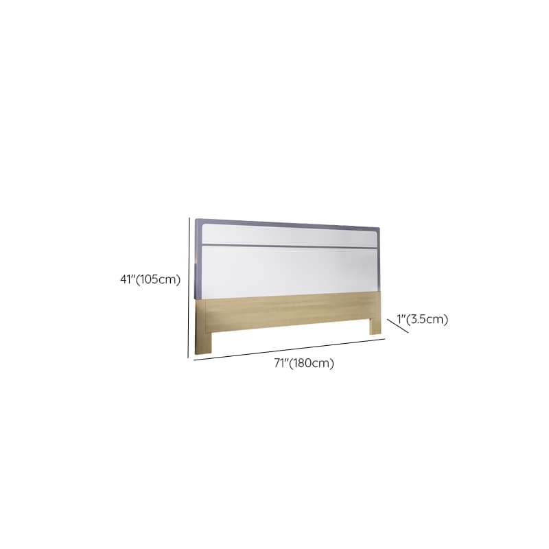 Simplistic Wingback Headboard with Camelback Shape in Pine Wood, Available in Full/King/Queen Sizes, Featuring Sponge Upholstery and Standard Height, No Distressing - image 11