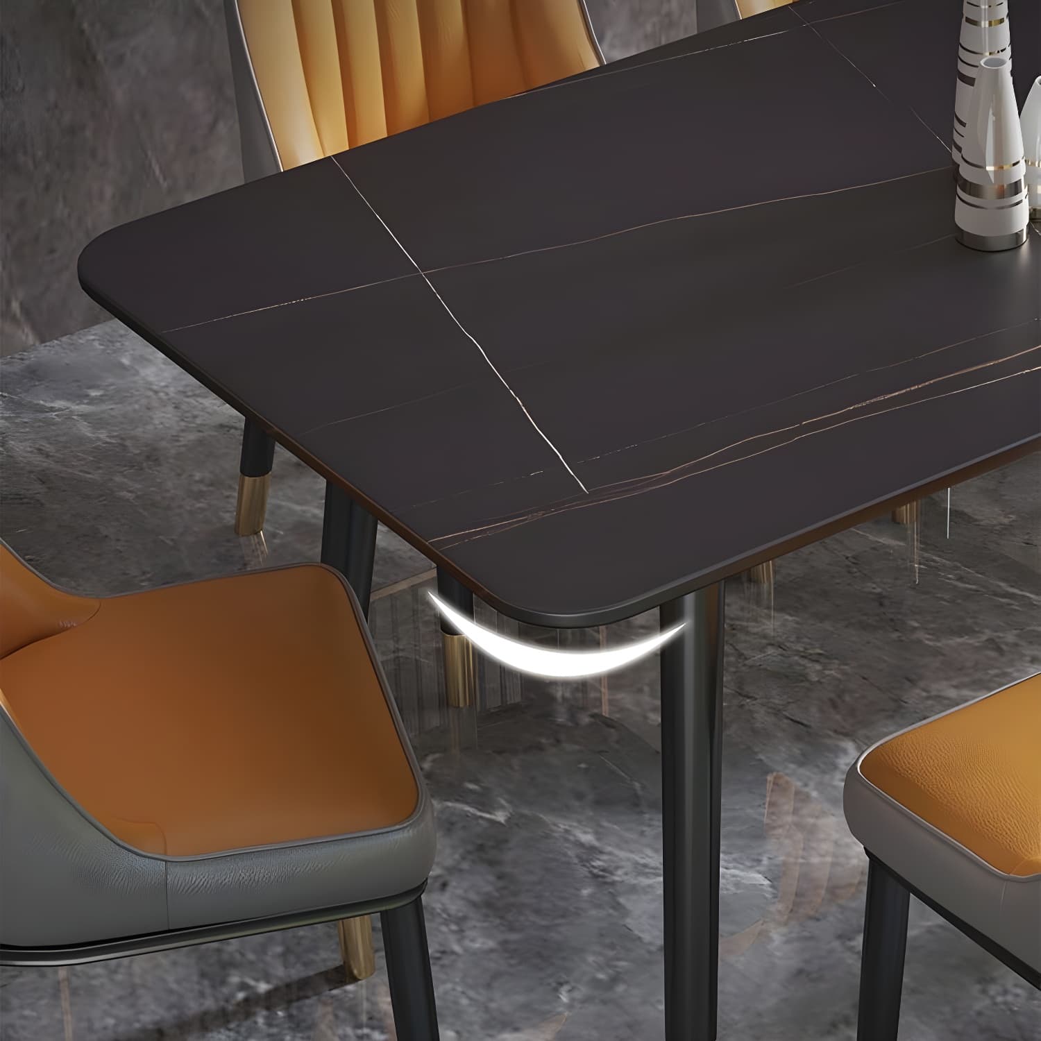 Simplicity Furniture Rectangle Stone Dining Room Table for Dining Room - image 11