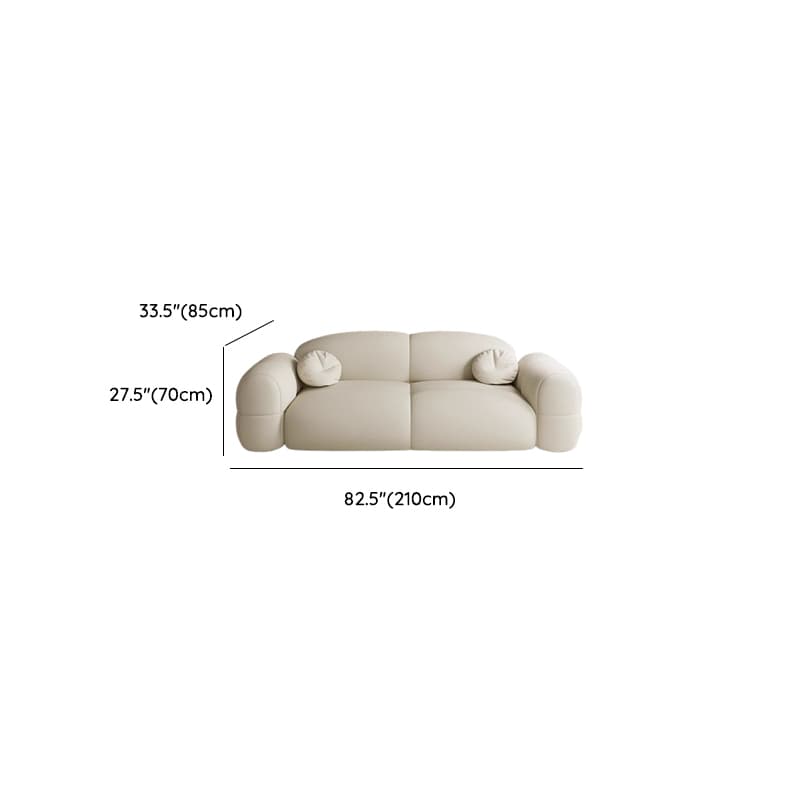 Versatile Grey/Blush/Amber Flannel Standard Sofa/Loveseat with Arm and Concealed Support - image 16