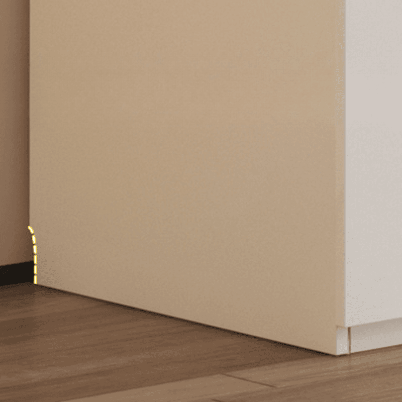Chalk Minimalist Laminate Cabinet Armoire with Soft Close Drawer, Soft Close Door, Interior Shelves, and Clothing Rod - image 7