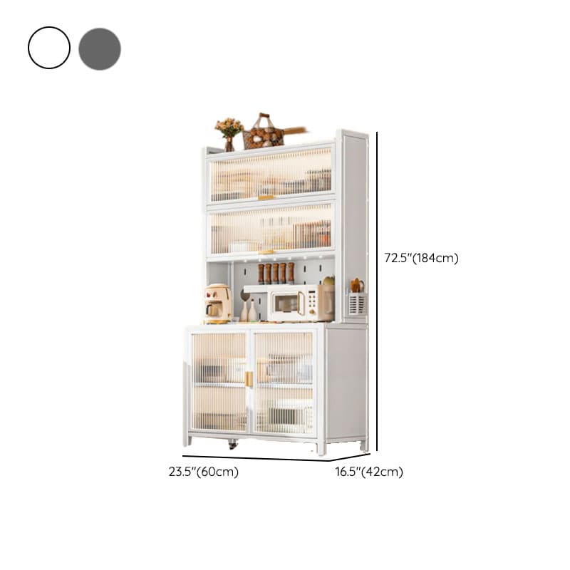 Modern Alloy Kitchen Storage, Alterable Shelf & Functional Storage Cabinet, 4 Doors/3 Doors/5 Doors, Standard - image 13