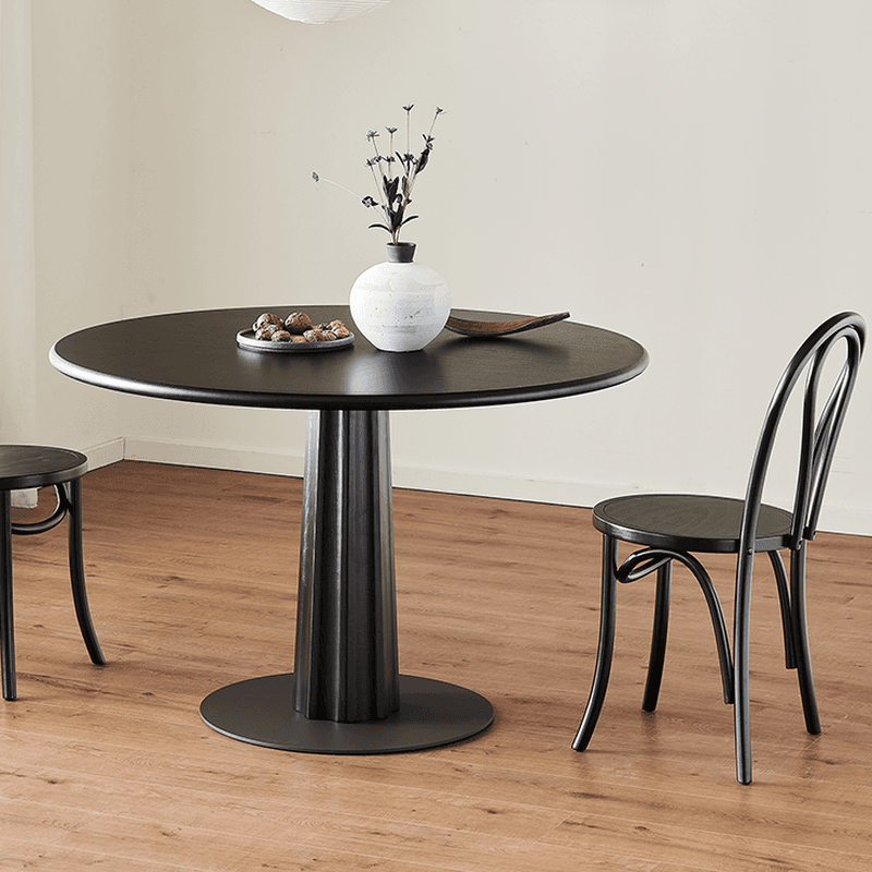 Modern Simple Style Natural Wood Finish Natural Wood Dining Table Set for 2/6 People - image 5