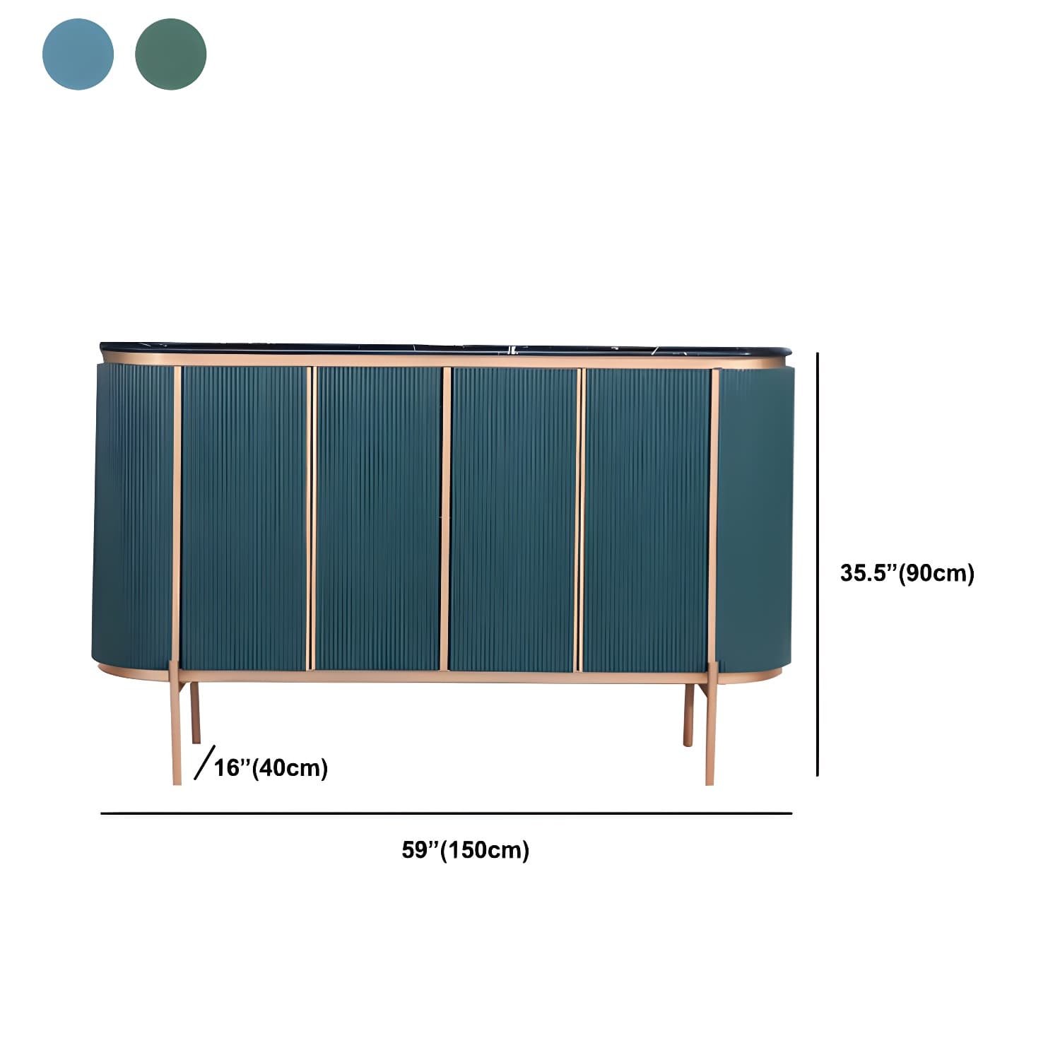 Wood Sideboard Contemporary Style Side Board for Dining Room - image 19