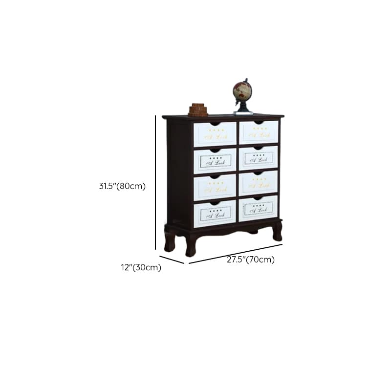 French Wood Vertical Console Dresser with 9 Drawers/7 Drawers/10 Drawers - image 32