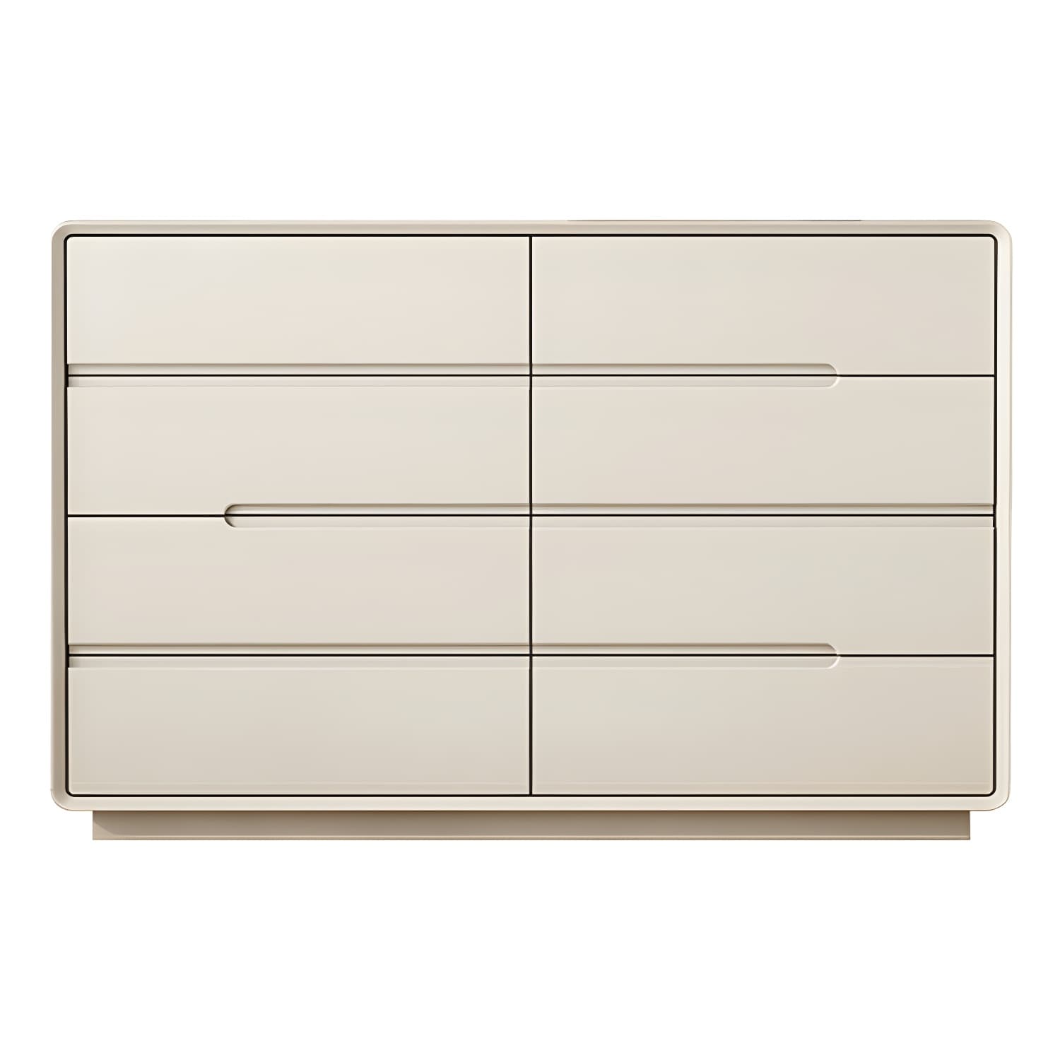 Light Oak Modern Dresser with Solid Wood Construction and Soft-Close Drawers - image 4