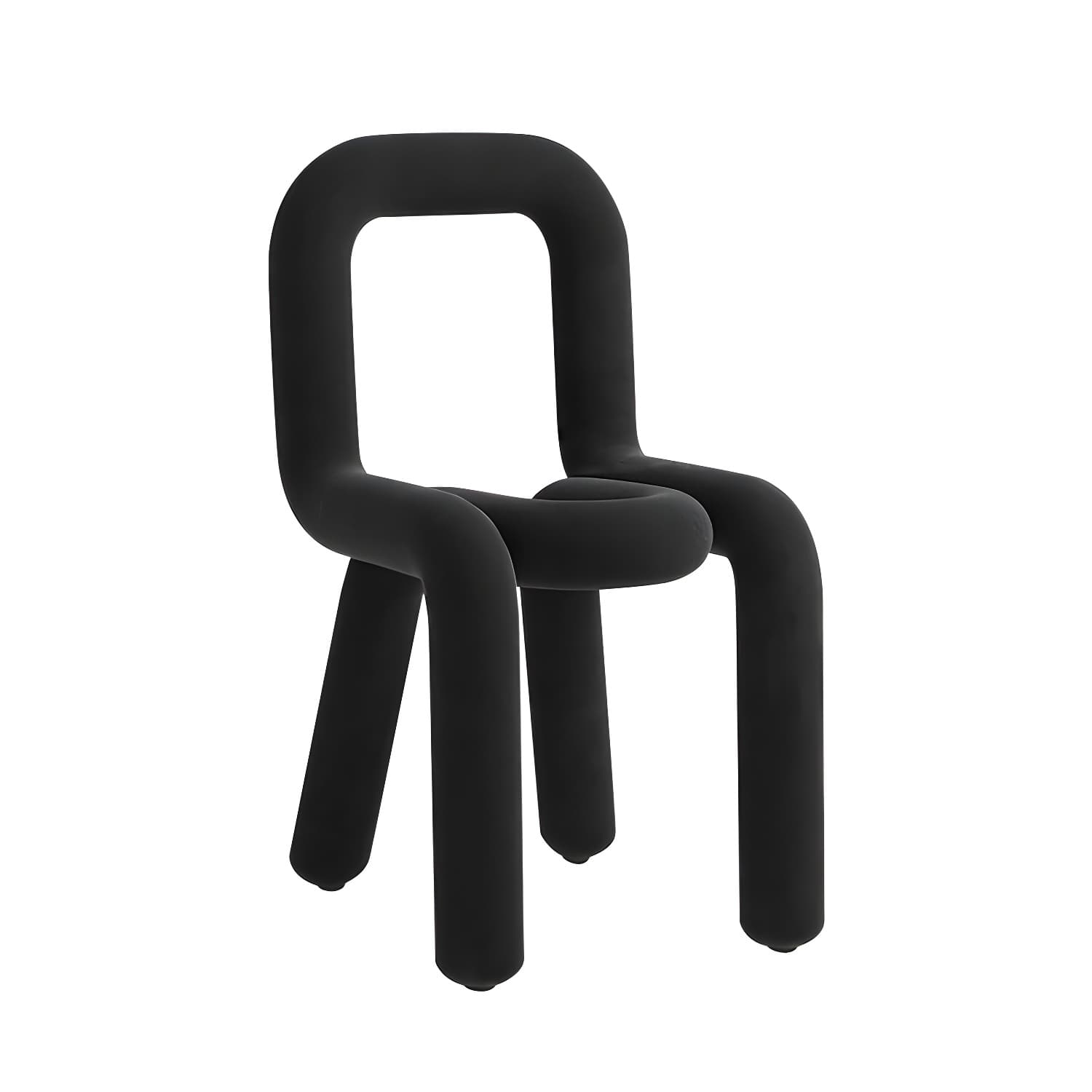 Scandinavian Style Velour Side Chair with Open Back and Metal Legs for Kitchen & Dining - image 18