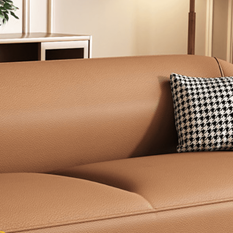Trendy Solid Color Stain Resistant Loveseat in Emerald Green/Auburn/Beige for 2 People - image 10