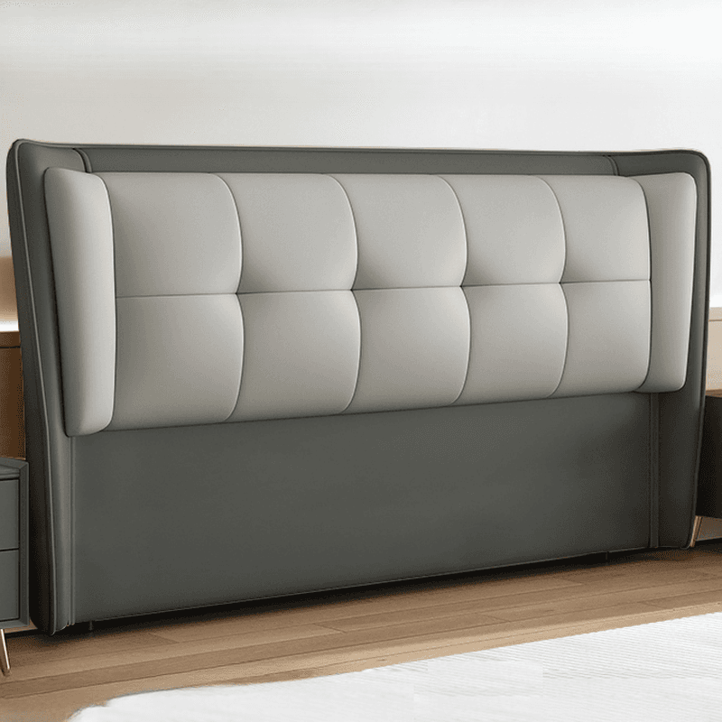 Simplistic Wingback Headboard with No Distressing, Piled Tufted, Rectangular Shape for Queen/Full/Twin Bed, Featuring Sponge Upholstery and Standard Height - image 4
