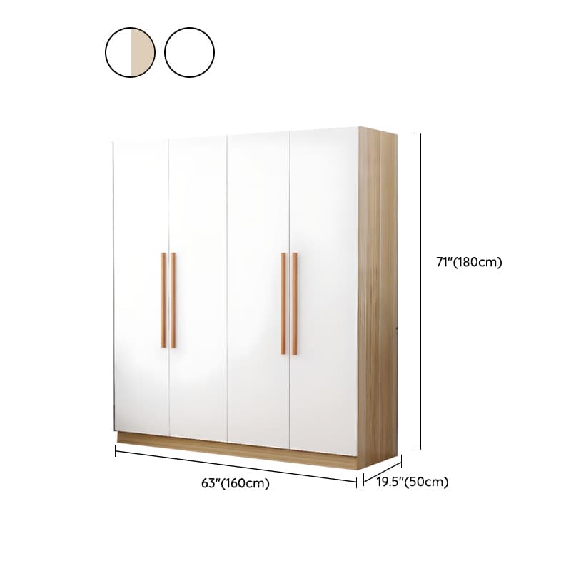 Modern Timber Detached Wardrobe with Soft Close Drawer, Soft Close Door, Interior Shelves & Clothing Rod - image 34
