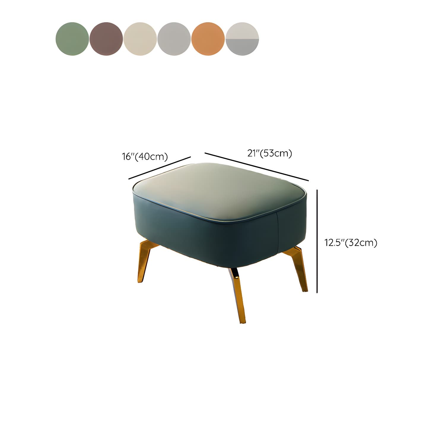 Modern Upholstered Rocker Chair Metal Frame Friction Resistant Rocker Chair for Home - image 23