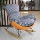 Upholstery Color Orange Houndstooth