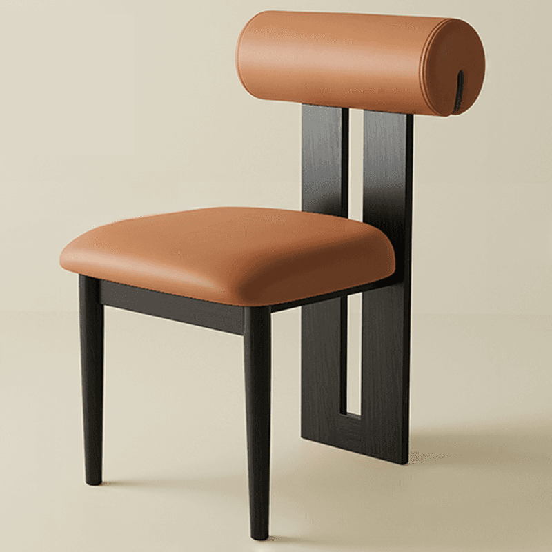 Casual Ash Side Chair with Slatted Back and Upholstered Seat - image 3