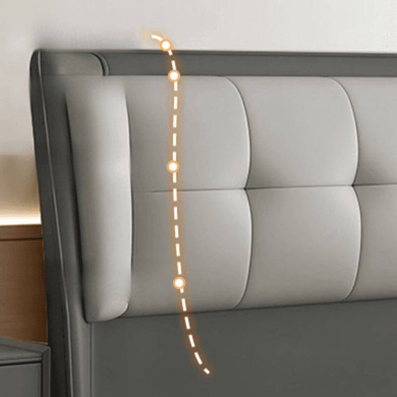Simplistic Wingback Headboard with No Distressing, Piled Tufted, Rectangular Shape for Queen/Full/Twin Bed, Featuring Sponge Upholstery and Standard Height - image 10